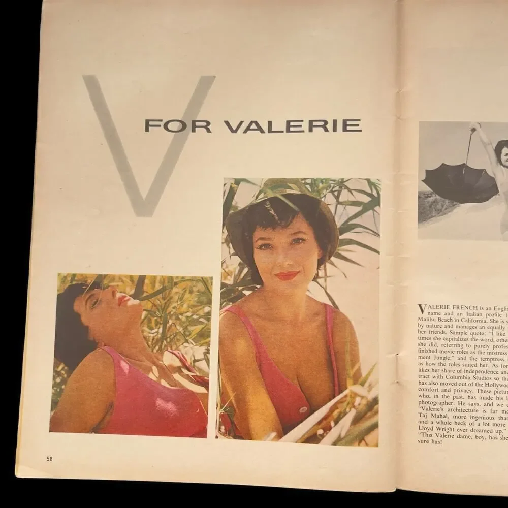 Vintage June 1958 Escapade Magazine: Nelson Algren, Washington DC Cheesecake